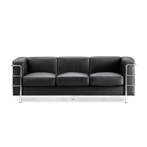 Black Three Seater Office Sofa Manufacturers, Wholesale Suppliers in Delhi