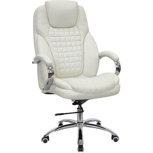 Leather Boss Office Chair, White Manufacturers, Wholesale Suppliers in Delhi