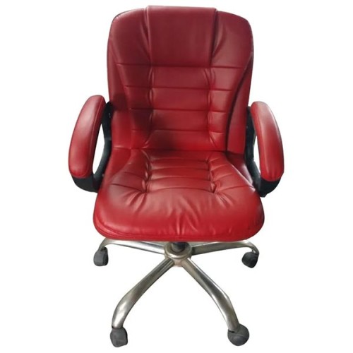 Mid Back Red Cushion Revolving Chair Manufacturers, Wholesale Suppliers in Delhi